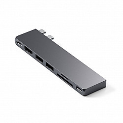 Satechi ST-HUCPHSM laptop dock/port replicator Docking USB 3.2 Gen 2 (3.1 Gen 2) Type-C Grey