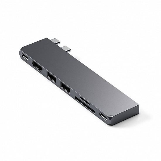 Satechi ST-HUCPHSM laptop dock/port replicator Docking USB 3.2 Gen 2 (3.1 Gen 2) Type-C Grey