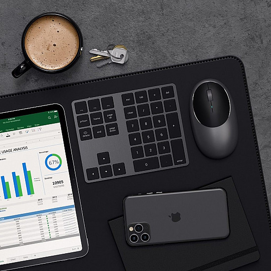 Satechi ST-XLABKM - Extended Wireless Keypad Space Grey - Keypad