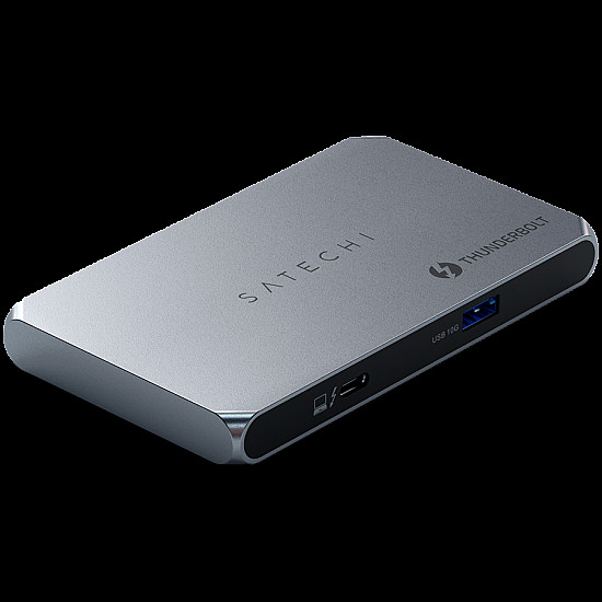 Satechi Thunderbolt 4 Slim Hub, Space Grau, ST-T4SHM-EU