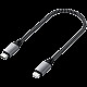 SATECHI Type C to MFI Cable 10 inch- Space Gray