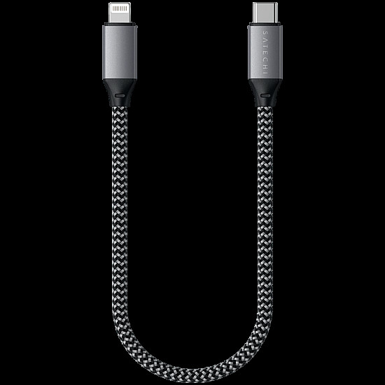 SATECHI Type C to MFI Cable 10 inch- Space Gray