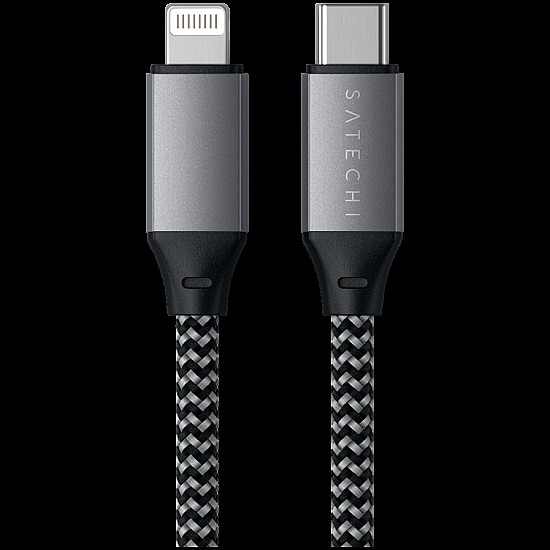 SATECHI Type C to MFI Cable 10 inch- Space Gray