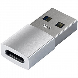 Satechi USB-A to USB-C Adapter, Silver, ST-TAUCS