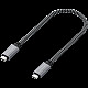 Satechi ST-U4C25M, 0.25 m, USB C, USB C, USB4 Gen 3x2, 40 Gbit/s, Black, Grey