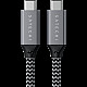 Satechi ST-U4C25M, 0.25 m, USB C, USB C, USB4 Gen 3x2, 40 Gbit/s, Black, Grey