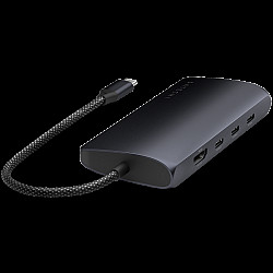 SATECHI USB-C MultiPort Adapter 8K with Ethernet V3 - Midnight