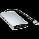 SATECHI USB-C MultiPort Adapter 8K with Ethernet V3 - Silver