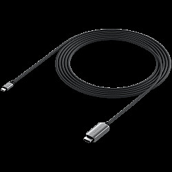 Satechi USB-C to HDMI 2.1 8K cable, length 1.96m Features an HDMI 2.1 and a USB-C connection