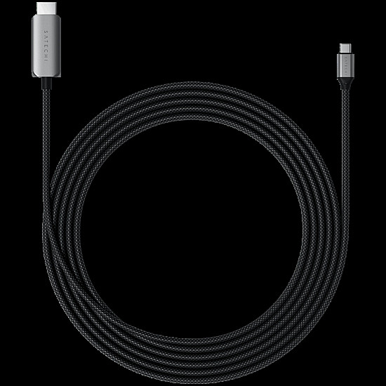 Satechi USB-C to HDMI 2.1 8K cable, length 1.96m Features an HDMI 2.1 and a USB-C connection
