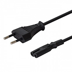SAVIO Power cable (M) 2pin, 1.2m CL-97