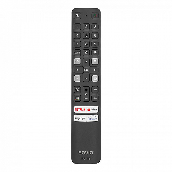 Savio RC-15 universal /replacement for TCL SMART TV remote control IR Wireless Press buttons