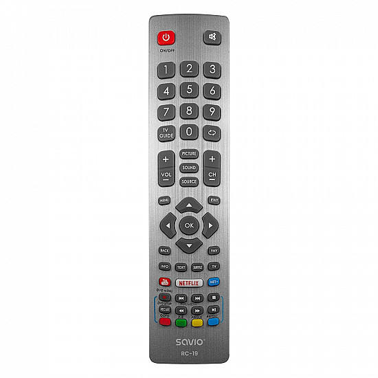 SAVIO RC-19 Universal/Replacement Remote Control for SHARP TV – SMART TV