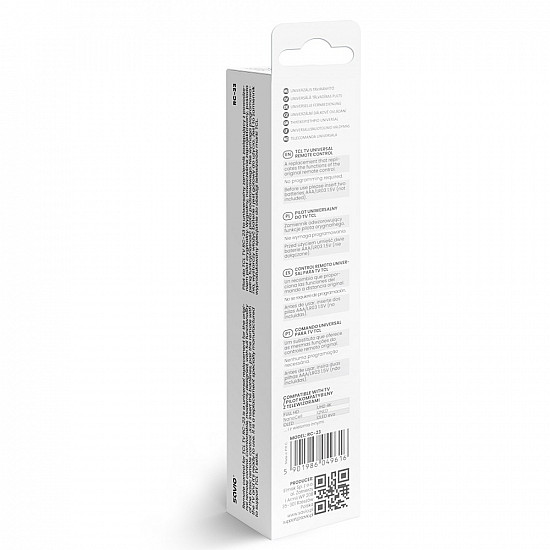 SAVIO RC-23 Universal / Replacement Remote Control for TCL TV