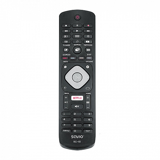 SAVIO Universal remote controller/replacement for PHILIPS TV RC-10 IR Wireless
