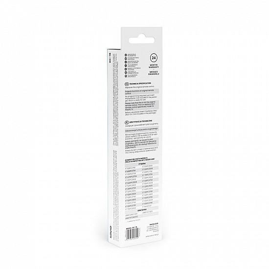 Savio universal remote control/replacement for Philips TV, SMART TV, RC-16