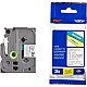 TZE-135 LAMINATED TAPE 12MM 8M WHITE ON CLEAR