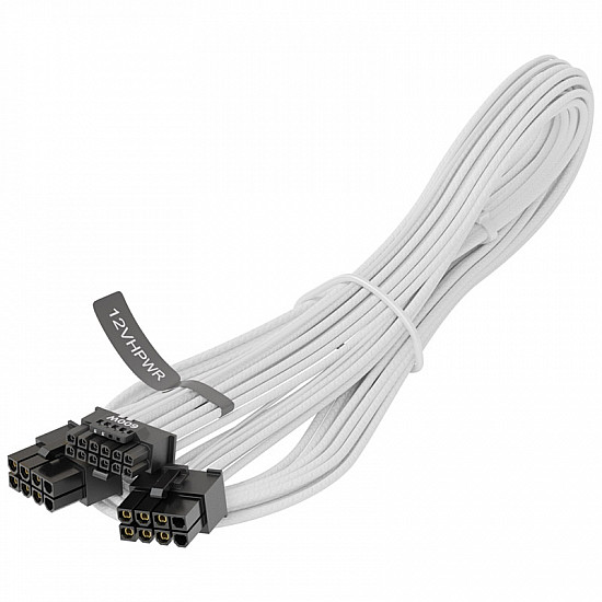 MODULAR CABLE SEASONIC 12VHPWR - 1X PCIE 12+4 PINS (WHITE)