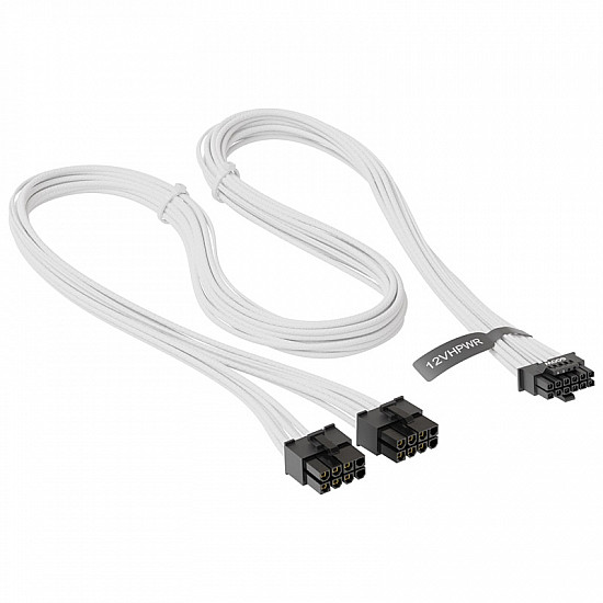 MODULAR CABLE SEASONIC 12VHPWR - 1X PCIE 12+4 PINS (WHITE)