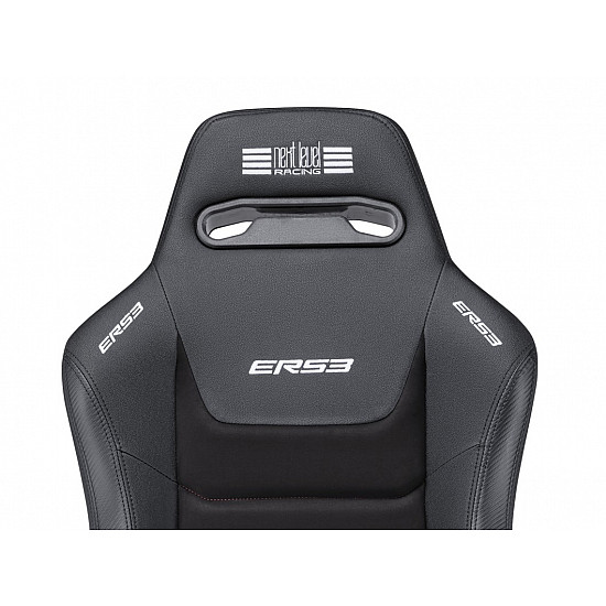Next Level Racing Premium PU Leather Reclining Seat ERS3 Elite PU Leather & Suede Edition Black