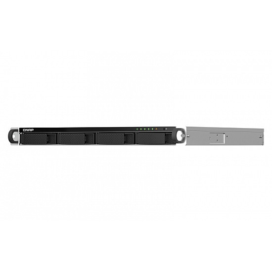 QNAP TS-464U-RP NAS Rack (1U) Intel® Celeron® N5095 8 GB QNAP Turbo System Black