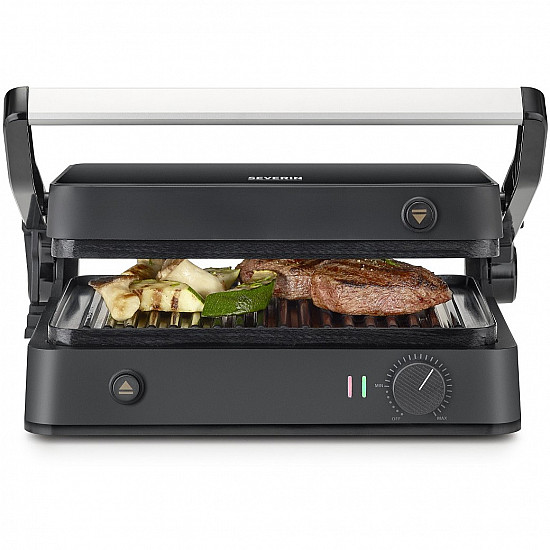 Kontaktgrill SEVINI Lite, KG 2398 schwarz, 1.800 Watt