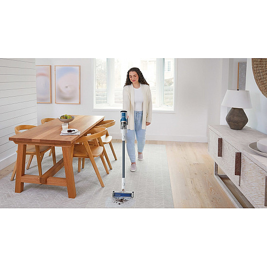 Shark BU1120DE stick vacuum/electric broom 2-in-1 stick vacuum Battery Dry Bagless 0.42 L Black, Blue, White