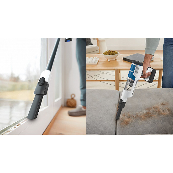 Shark BU1120DE stick vacuum/electric broom 2-in-1 stick vacuum Battery Dry Bagless 0.42 L Black, Blue, White