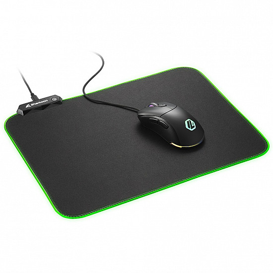 1337 RGB V2 Gaming Mat 360, Gaming-Mauspad schwarz