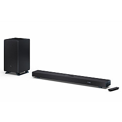 Sharp 3.1.2 Dolby Atmos/DTS:X Soundbar with Wireless Subwoofer HT-SBW53121(BK) 550 W Bluetooth Black Wireless connection