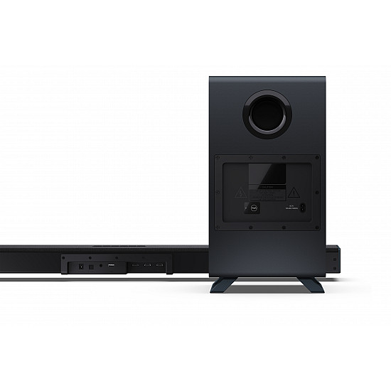 Sharp 3.1.2 Dolby Atmos/DTS:X Soundbar with Wireless Subwoofer HT-SBW53121(BK) 550 W Bluetooth Black Wireless connection