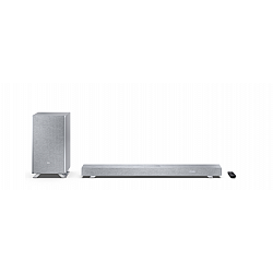 Sharp 3.1.2 Dolby Atmos/DTS:X Soundbar with Wireless Subwoofer HT-SBW53121(SL) 550 W Bluetooth Silver Wireless connection