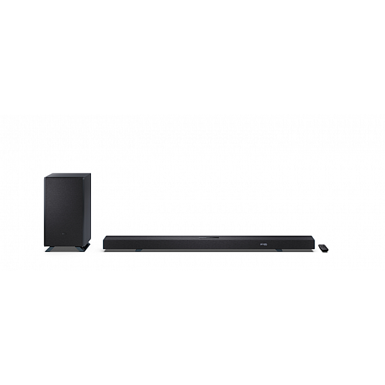 Sharp 5.1.2 Dolby Atmos/DTS:X Soundbar with Wireless Subwoofer HT-SBW55121(BK) 650 W Bluetooth Black Wireless connection