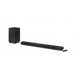 Sharp 5.1.2 Dolby Atmos/DTS:X Soundbar with Wireless Subwoofer HT-SBW55121(BK) 650 W Bluetooth Black Wireless connection