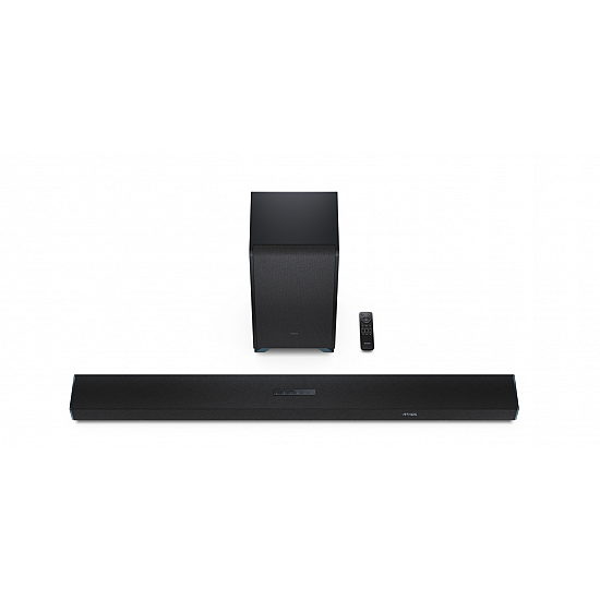 Sharp 5.1.2 Dolby Atmos/DTS:X Soundbar with Wireless Subwoofer HT-SBW55121(BK) 650 W Bluetooth Black Wireless connection