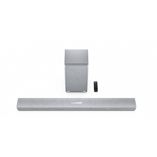 Sharp 5.1.2 Dolby Atmos/DTS:X Soundbar with Wireless Subwoofer HT-SBW55121(SL) 650 W Bluetooth Silver Wireless connection