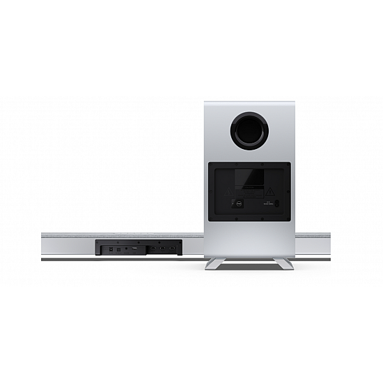 Sharp 5.1.2 Dolby Atmos/DTS:X Soundbar with Wireless Subwoofer HT-SBW55121(SL) 650 W Bluetooth Silver Wireless connection