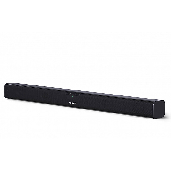 Sharp HT-SB110 2.0 Slim Soundbar Black No Bluetooth HDMI, Optical, Bluetooth 90 W Wireless connection