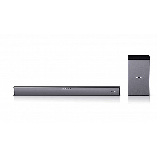 Sharp HT-SBW182 2.1 Slim Soundbar Black No AUX in Bluetooth HDMI, Optical, Bluetooth 160 W Wireless connection