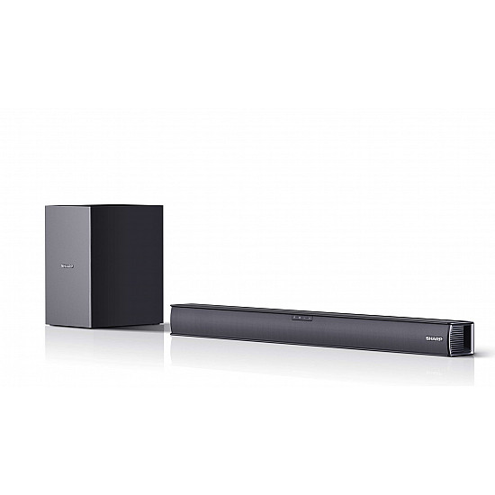 Sharp HT-SBW182 2.1 Slim Soundbar Black No AUX in Bluetooth HDMI, Optical, Bluetooth 160 W Wireless connection