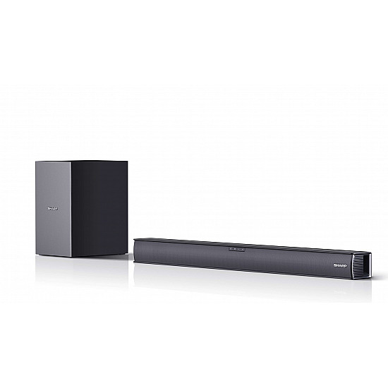 Sharp HT-SBW182 2.1 Slim Soundbar Black No AUX in Bluetooth HDMI, Optical, Bluetooth 160 W Wireless connection