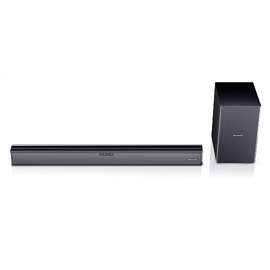 Sharp HT-SBW182 2.1 Slim Soundbar Black No AUX in Bluetooth HDMI, Optical, Bluetooth 160 W Wireless connection