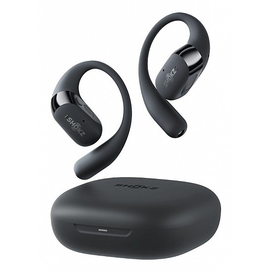 SHOKZ OpenFit 2 Headphones Wireless Ear-hook Calls/Music/Sport/Everyday Black SHOKZ OpenFit 2 Headphones Wireless Ear-hook Calls/Music/Sport/Everyday Black