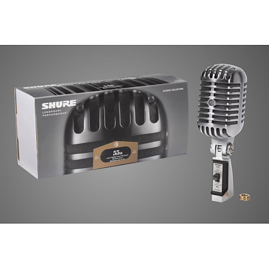 Shure 55SH - Studio-Mikrofon - 50 - 15000 Hz - 150 Ohm - Superkardioid - Kabelgebunden - Grau