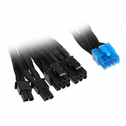 6+2 PCIe cable (2x) for modular power supply units - 550mm