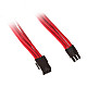 6-pin PCIe to 6-pin PCIe extension - 250mm red