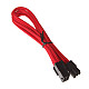 6-pin PCIe to 6-pin PCIe extension - 250mm red
