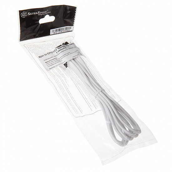 8-pin EPS to 4+4-pin ATX/EPS - 300mm white