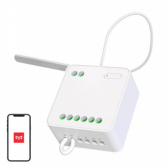 Yeelight Smart Dual Control relay module 200 W Wi-Fi IEEE 802.11 b/g/n 2.4GHz