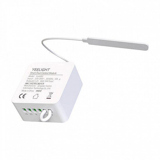 Yeelight Smart Dual Control relay module 200 W Wi-Fi IEEE 802.11 b/g/n 2.4GHz